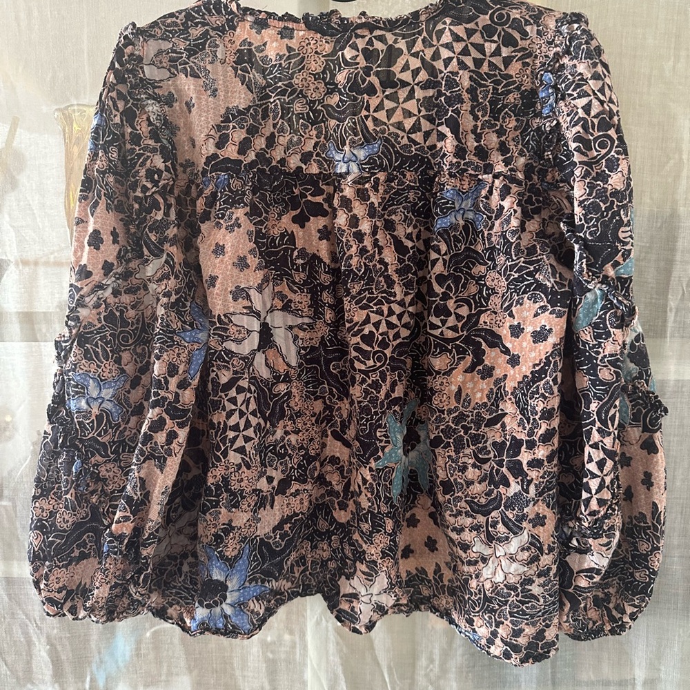 Ulla Johnson Classic Patterned Women's Top - Picture 3 of 6